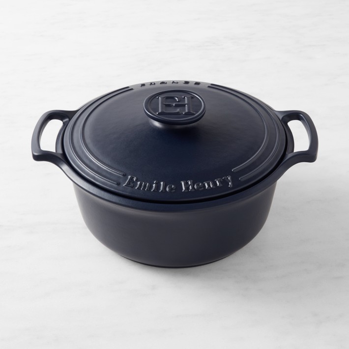 Emile Henry Sublime French Ceramic Dutch Oven, 6-Qt., Matte Navy