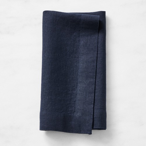 Signature Linen Napkins, Set of 4, Indigo