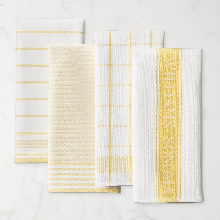 Williams Sonoma Multi-Pack Towels, Lemon Yellow