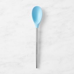 Williams Sonoma Stainless-Steel Silicone Spoon, Sky Blue