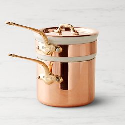 Mauviel M'150B Copper Double Boiler, 2-Qt.
