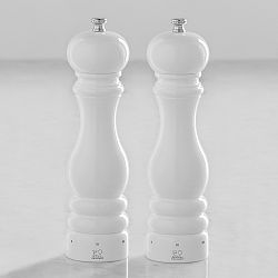 Peugeot Paris U Select White Salt & Pepper Mills Set, 9"