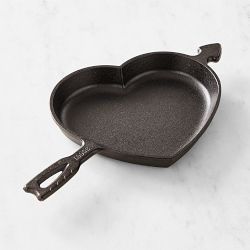 Lodge Seasoned Cast Iron Heart Skillet, 9"