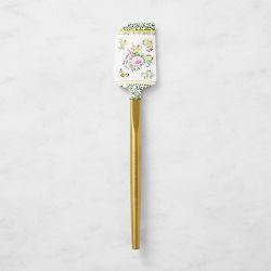Famille Rose Spatula, Green Border, Medium