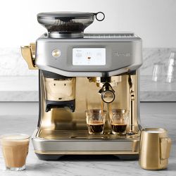 Breville Barista Touch Impress Espresso Machine, Stainless Steel & Brass