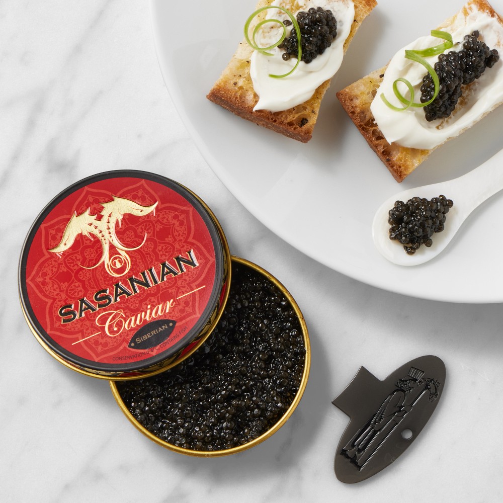 Sasanian Siberian Osetra Caviar Gift Set