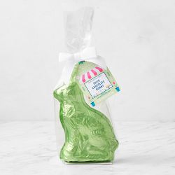 Williams Sonoma Foiled Solid Chocolate Bunny