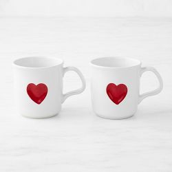 Heart Mugs, Set of 2