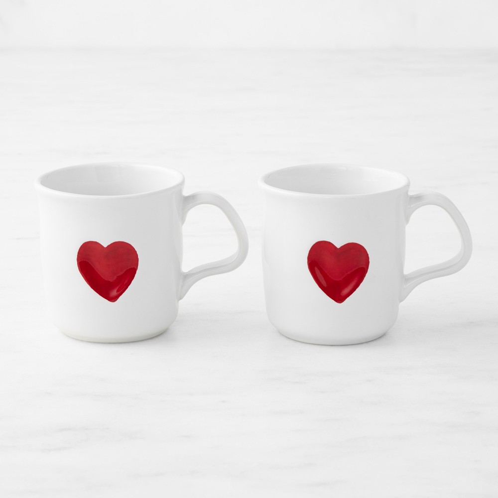 Heart Mugs - Set of 2