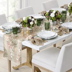 Harvest Floral Stripe Runner, Neutral