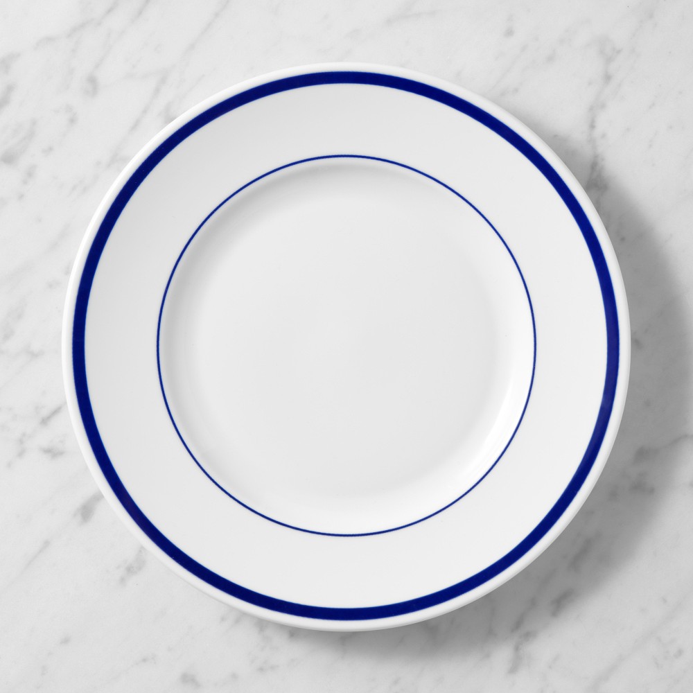 Brasserie Dinner Plates - Set of 4, Blue