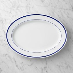 Brasserie Oval Platter, Blue