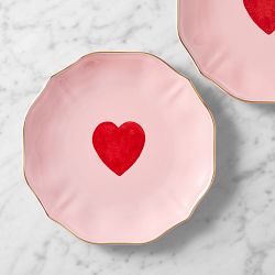 Sweetheart Dessert Plates, Set of 4