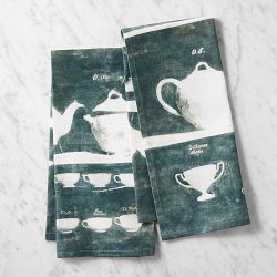 Teapots Tea Towels, Set of 2