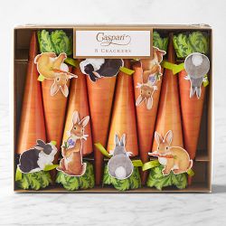 Bunnies and Carrots Cone Celebration Crackers, Set of 8