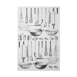 Kitchen Essentials Tea Towels, Set of 2