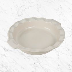 Peugeot Appolia Ceramic Pie Dish, Ecru