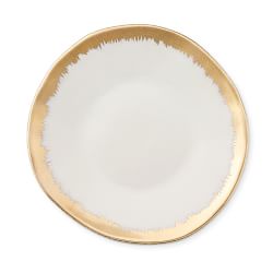 Brushed Gold Salad Plates, Set of 4
