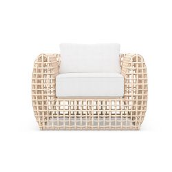 Cabrera All-Weather Open Weave Club Chair