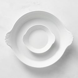 Pillivuyt Porcelain Round Au Gratin, Extra-Large