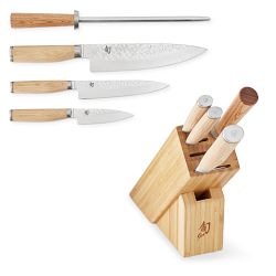 Shun Premier Blonde Knife Block, Set of 5