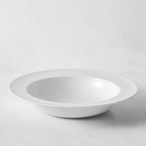 Pillivuyt Basketweave Porcelain Serving Bowl