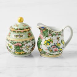 Glass Sugar And Creamer Set - Borosilicate Coffee Tea Serving Set With Spoon
