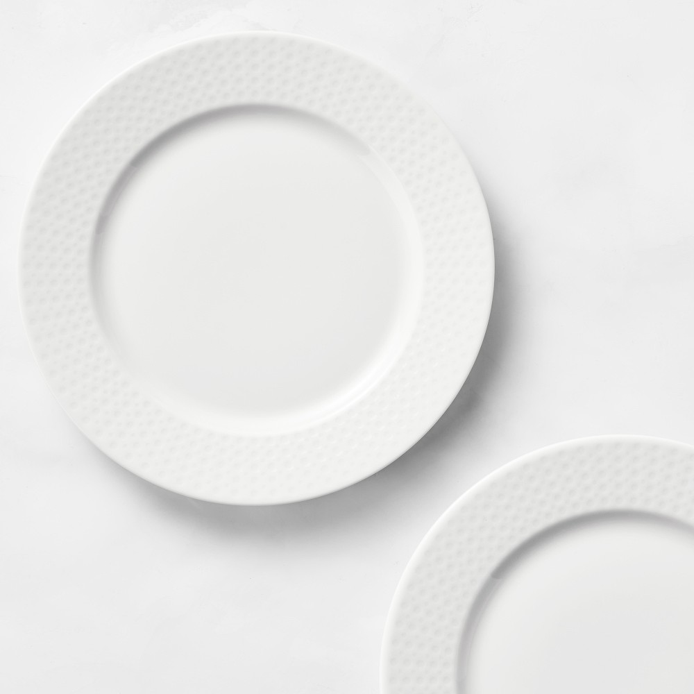 Pillivuyt Perle Porcelain Salad Plates - Set of 8