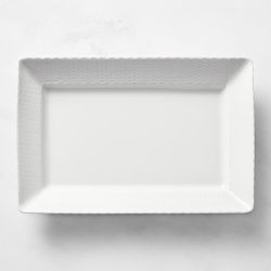 Pillivuyt Basketweave Porcelain Rectangular Platter