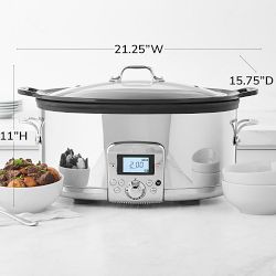 All-Clad Gourmet Plus Slow Cooker with All-In One Browning, 7-qt