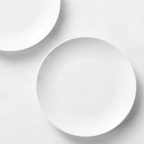 Pillivuyt Coupe Porcelain Salad Plate, Each, White