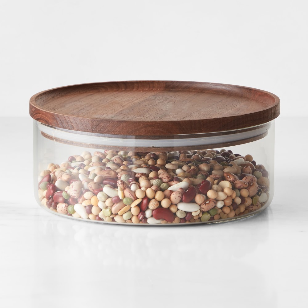 Hold Everything Stackable Glass Canister
