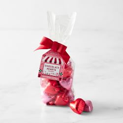 Williams Sonoma Valentine's Day Chocolate Foiled Hearts