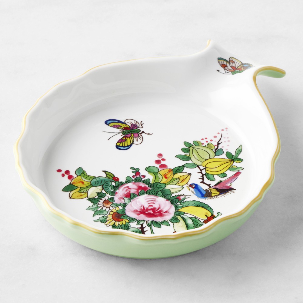 Famille Rose Porcelain Spoon Rest - Porcelain