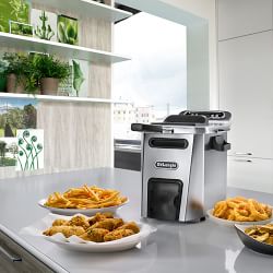 De'Longhi Livenza Dual Zone Digital Stainless Steel Deep Fryer, 4 1/2-L