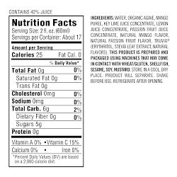 Williams Sonoma Skinny Margarita Mix, Mango Passion Fruit