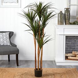 UV Resistant Faux Giant Yucca Tree, 66"