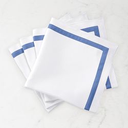Matouk Lowell Napkins, Set of 4, Azure