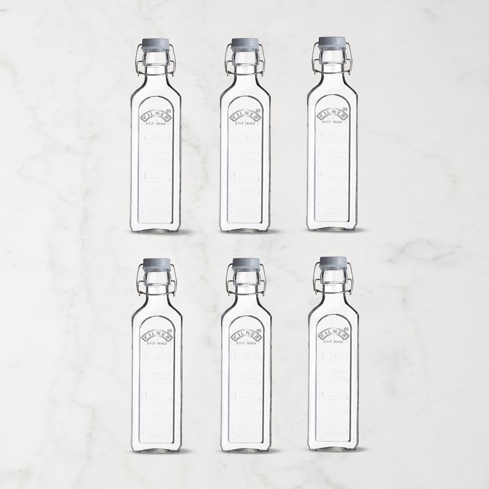 Kilner Clip Top Bottle, Set of 6