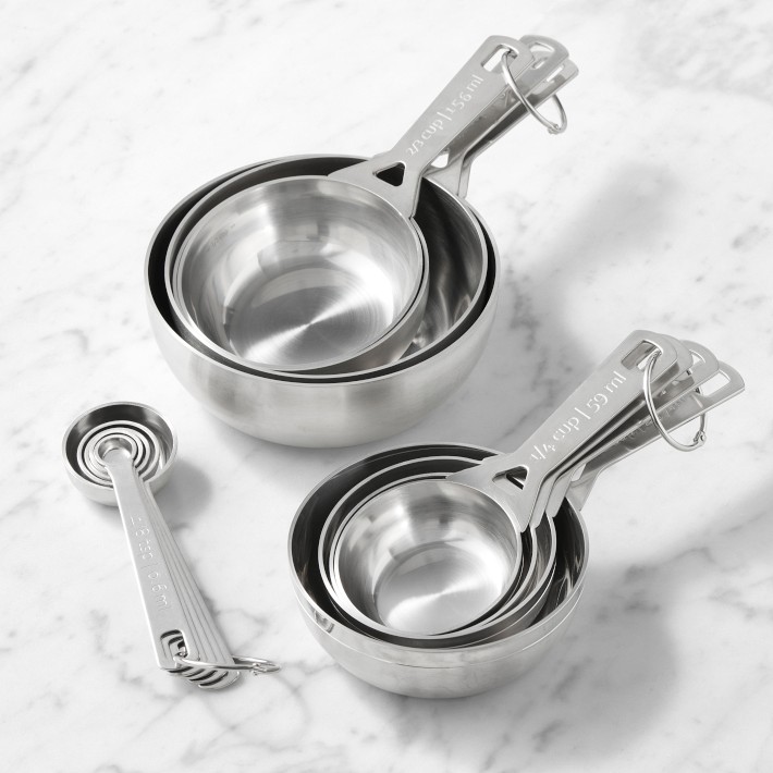 Le Creuset 14-Piece Measuring Set, Stainless Steel | Williams Sonoma