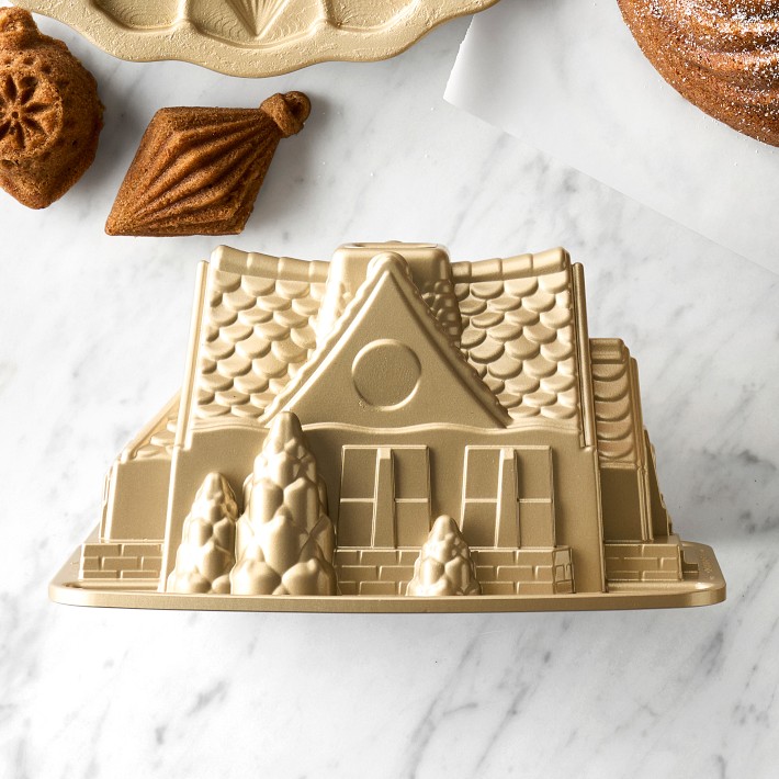 Nordic Ware Nonstick Gingerbread House Bundt Pan | Williams Sonoma