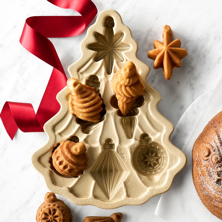 Nordic Ware Ornament Cakelet Pan Nonstick | Williams Sonoma
