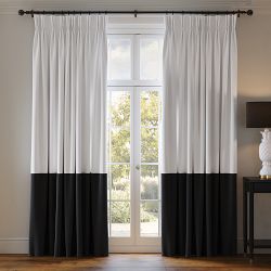 THE GEORGE x Williams Sonoma Home Olivia Border Curtain