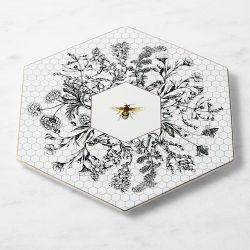 Honeycomb Shaped Cheeseboard and Honeycomb Spreaders