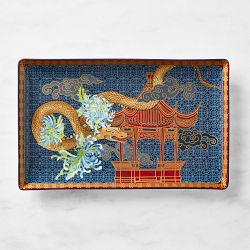 Lunar Snake Large Rectangular Platter