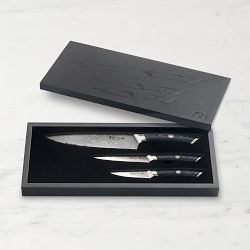 Cangshan Kuro Starter Knives with Ashwood Box, Set of 3