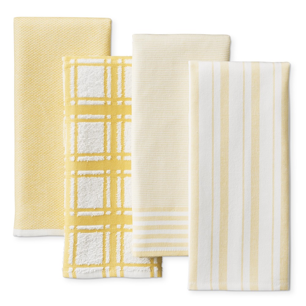 Williams Sonoma Super-Absorbent Towels - Set of 4, Lemon Yellow