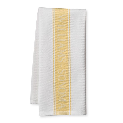 Wililams Sonoma Classic Logo Towels, Set of 4, Lemon Yellow