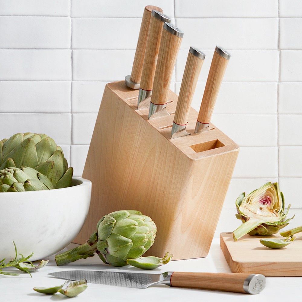 Shun Hikari Knife Block, Set of 7 - Set of 7
