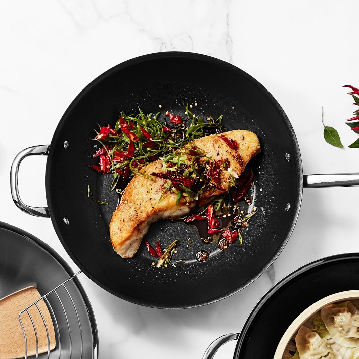 Williams Sonoma Thermo-Clad Induction Nonstick Open Wok with